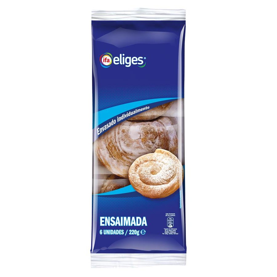 Ensaimada IFA ELIGES bandeja 6 unidades 220 g