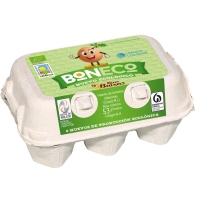 Ovos ecolóxicos RIAS BAIXAS 6 unidades  (LIBRES DE GAIOLA)