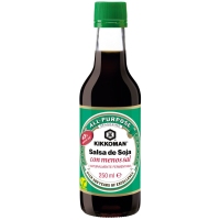 Salsa soja KIKKOMAN con menos sal 250  ml