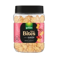 Galletas salgadas GULLON mini bites xamón 250 g