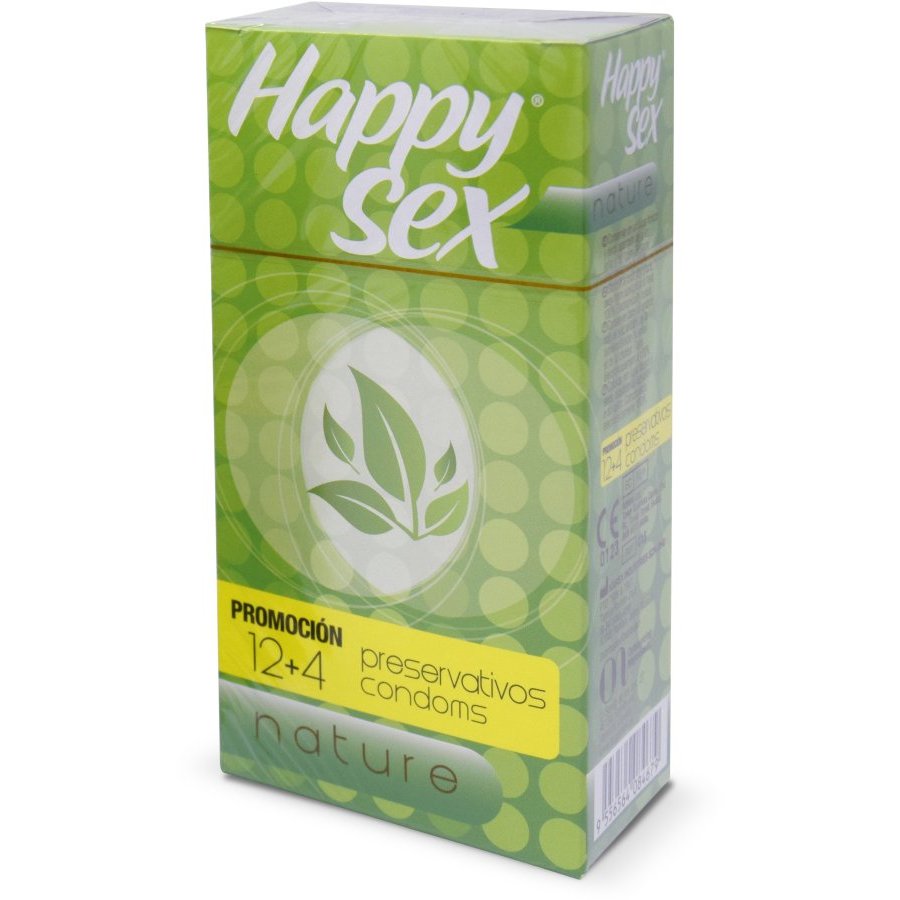 Preservativos HAPPY SEX nature 12+4 unidades
