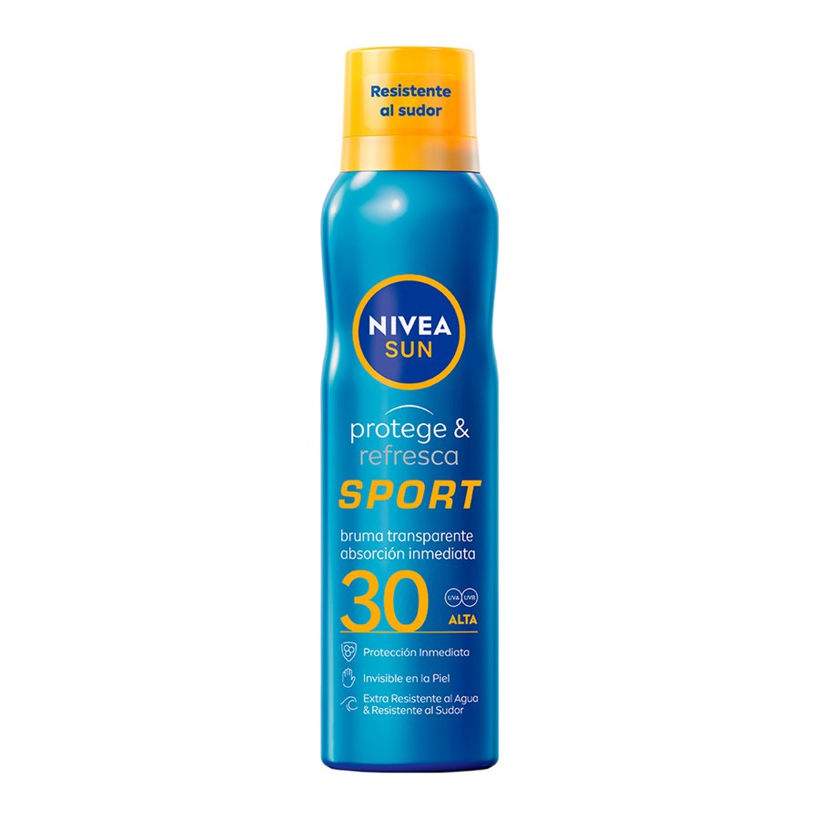 Protector solar NIVEA Protege&Refresca Sport FP30 bruma 200 ml