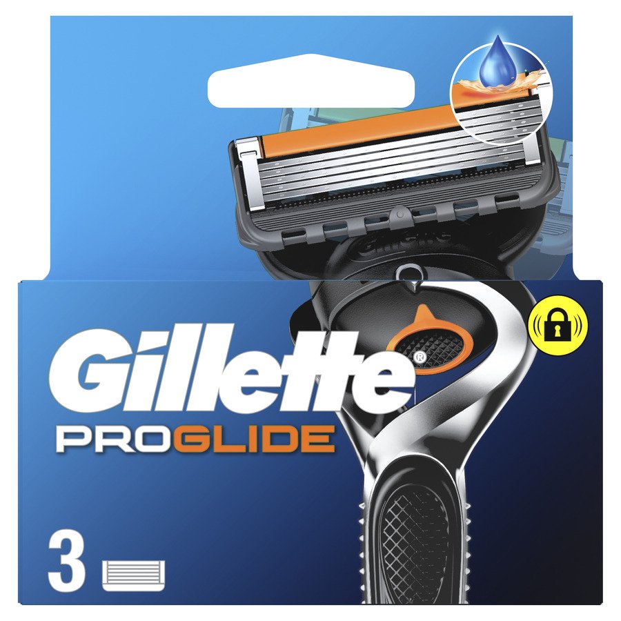 Cargador GILLETTE Proglide manual pack 3 unidades