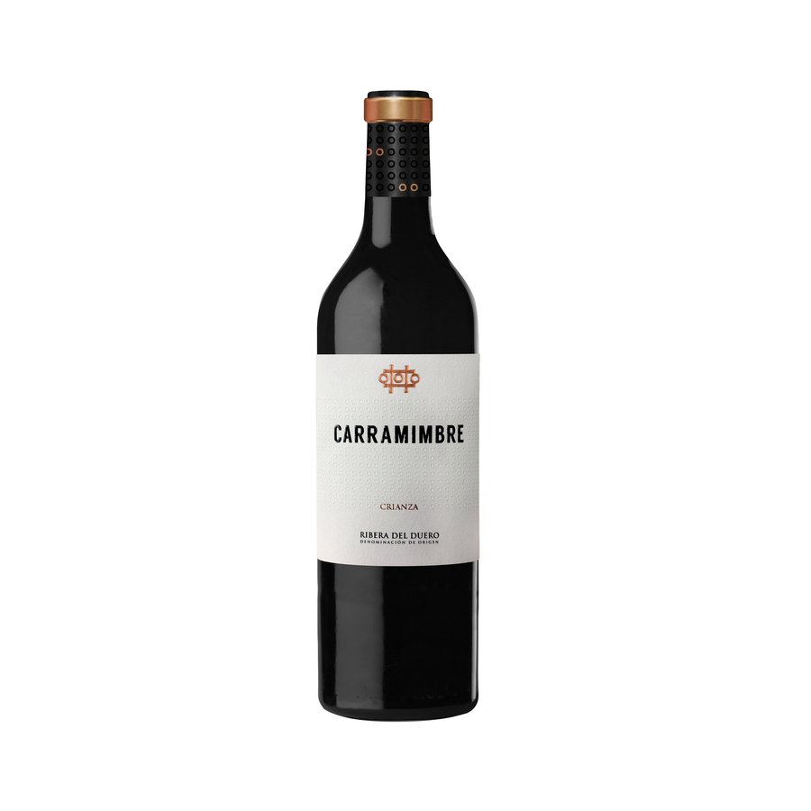Vino tinto D.O.Ribera del Duero CARRAMIMBRE Crianza botella 75 cl