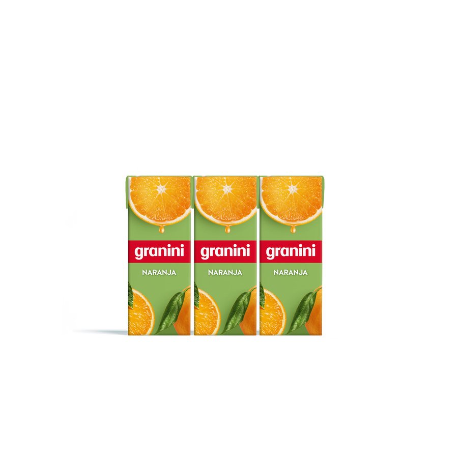 Néctar naranja GRANINI mini brik 3x200 ml