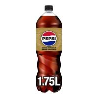 Refresco PEPSI zero cafeína botella 1,75 l