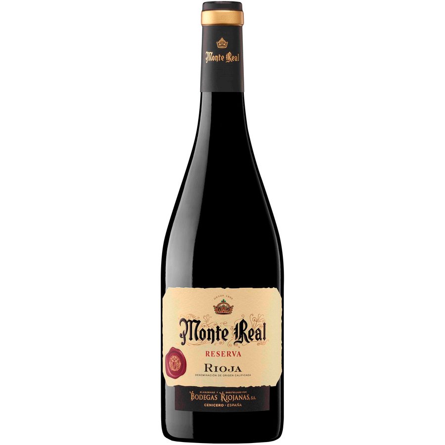 Vino tinto D.O.Ca.Rioja MONTE REAL Reserva botella 75 cl