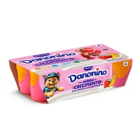 Queixo fresco petit DANONE DANONINO petit amorodo-plátano 6x50 g