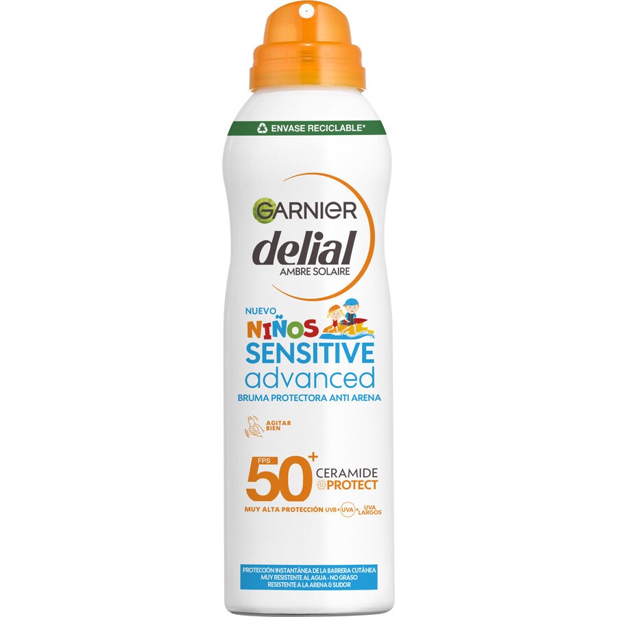 Protector solar DELIAL niños IP50 bruma antiarena 150 ml