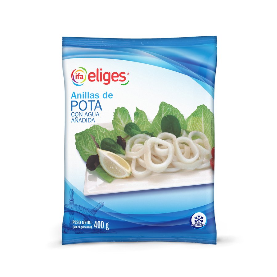 Anillas de pota congeladas IFA ELIGES 400 g