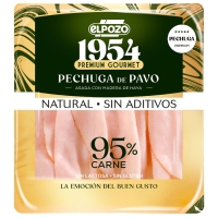 Pechuga de pavo ELPOZO 1954 asada natural sin aditivos lonchas 120 g
