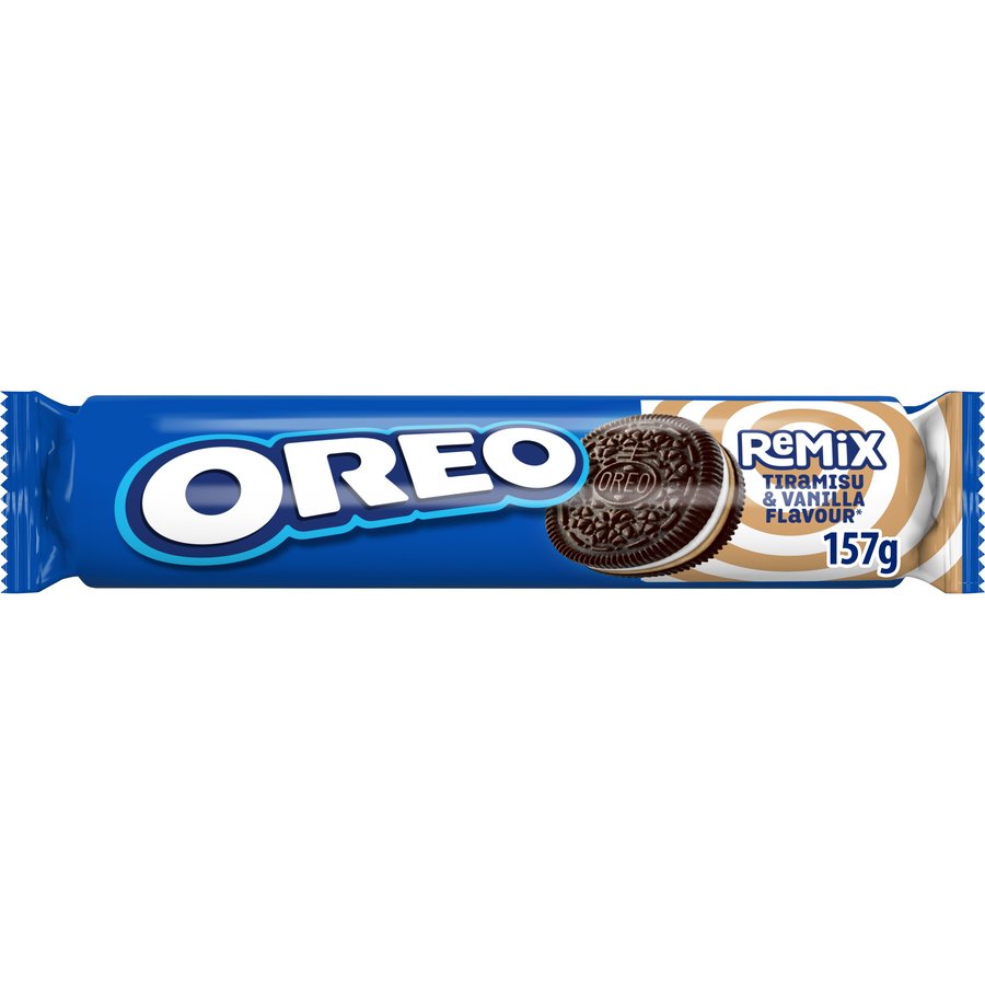 Galletas OREO Remix Tiramisú y Vainilla 157 g