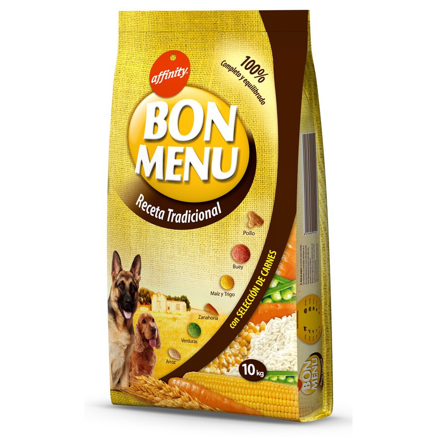 Alimento perro BON MENÚ receta tradicional 10 kg