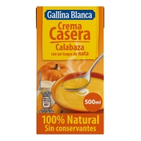 Crema caseira cabaza GALIÑA BLANCA brik 500 ml