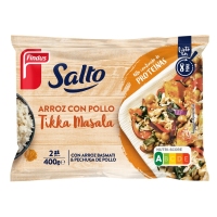 Arroz con pollo Tikka Masala congelado Salto FINDUS 400 g
