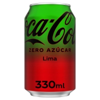 Refresco COCA-COLA Zero lima lata 33 cl