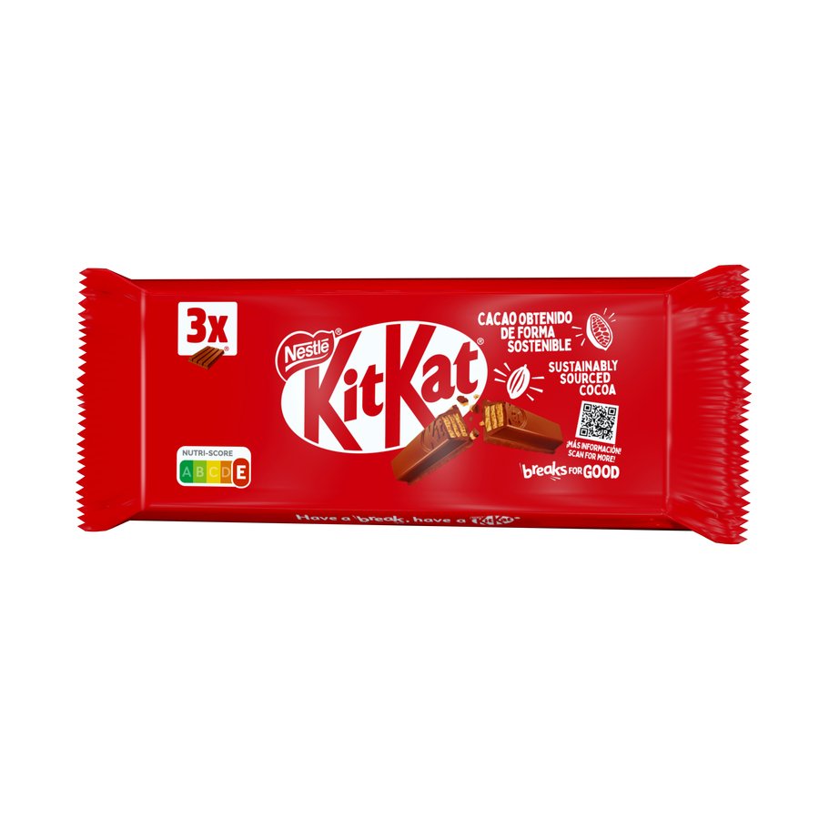 Chocolatina NESTLE KIT KAT pack 3 x 41,50 g