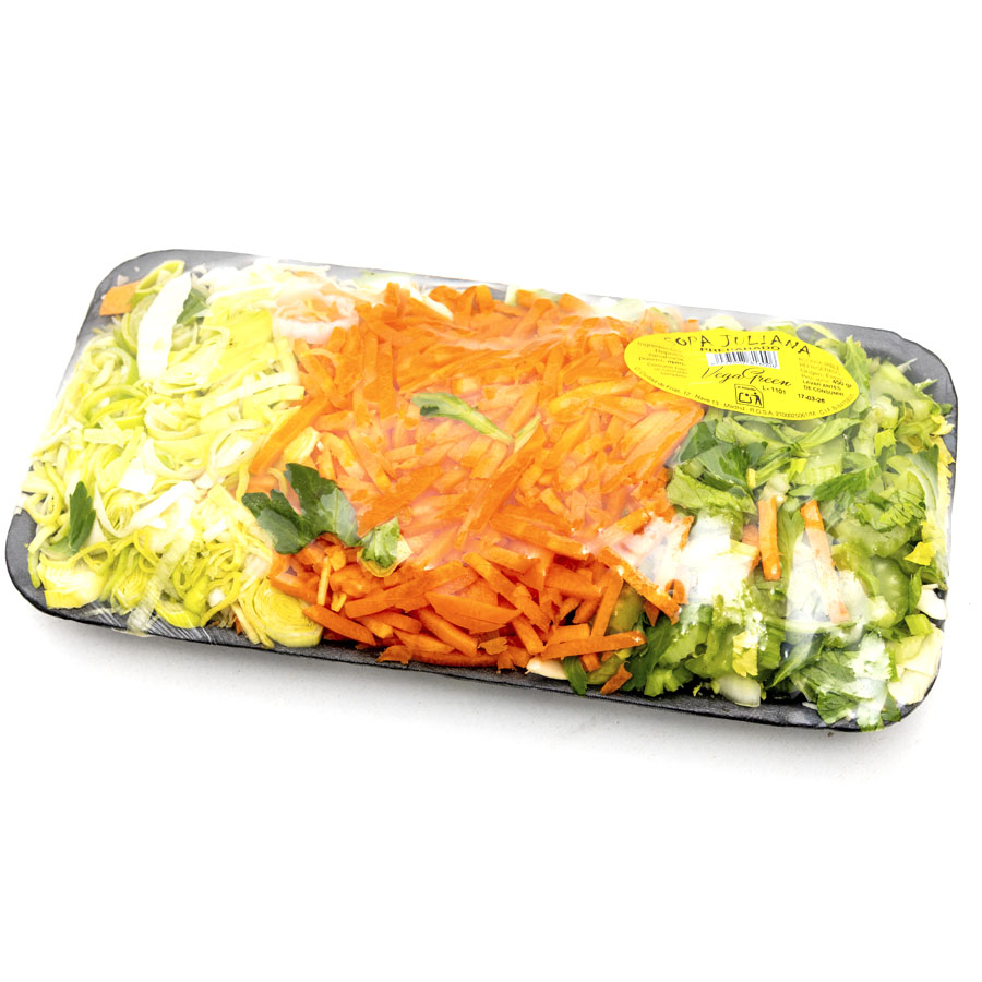 Sopa juliana bandeja 400 g