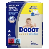 Toallitas DODOT Sensitive recambio quatropack 216 unidades