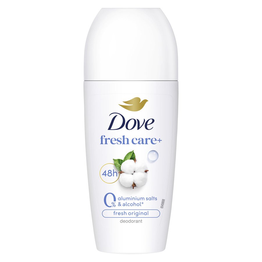 Desodorante DOVE 0% aluminio roll on 50 ml