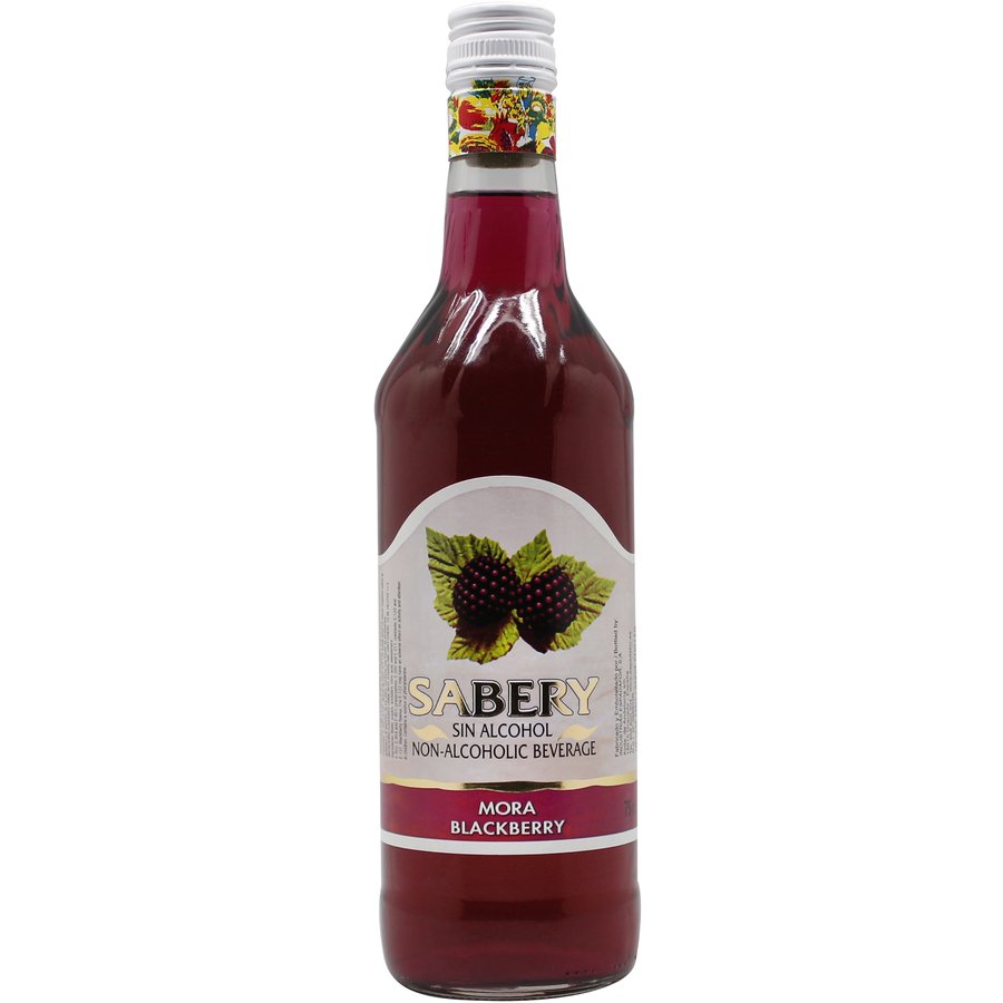 Bebida refrescante sin alcohol SABERY mora 75 cl