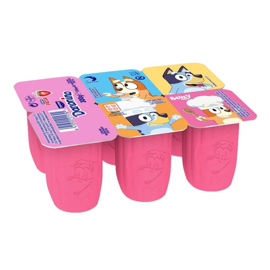 Imagen de Queso fresco petit DANONE DANONINO fresa 6x50 g