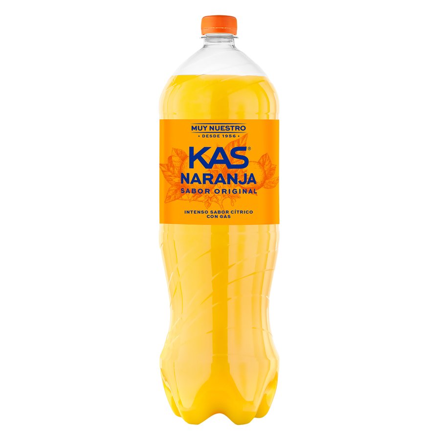 Refresco KAS naranja botella 2 l