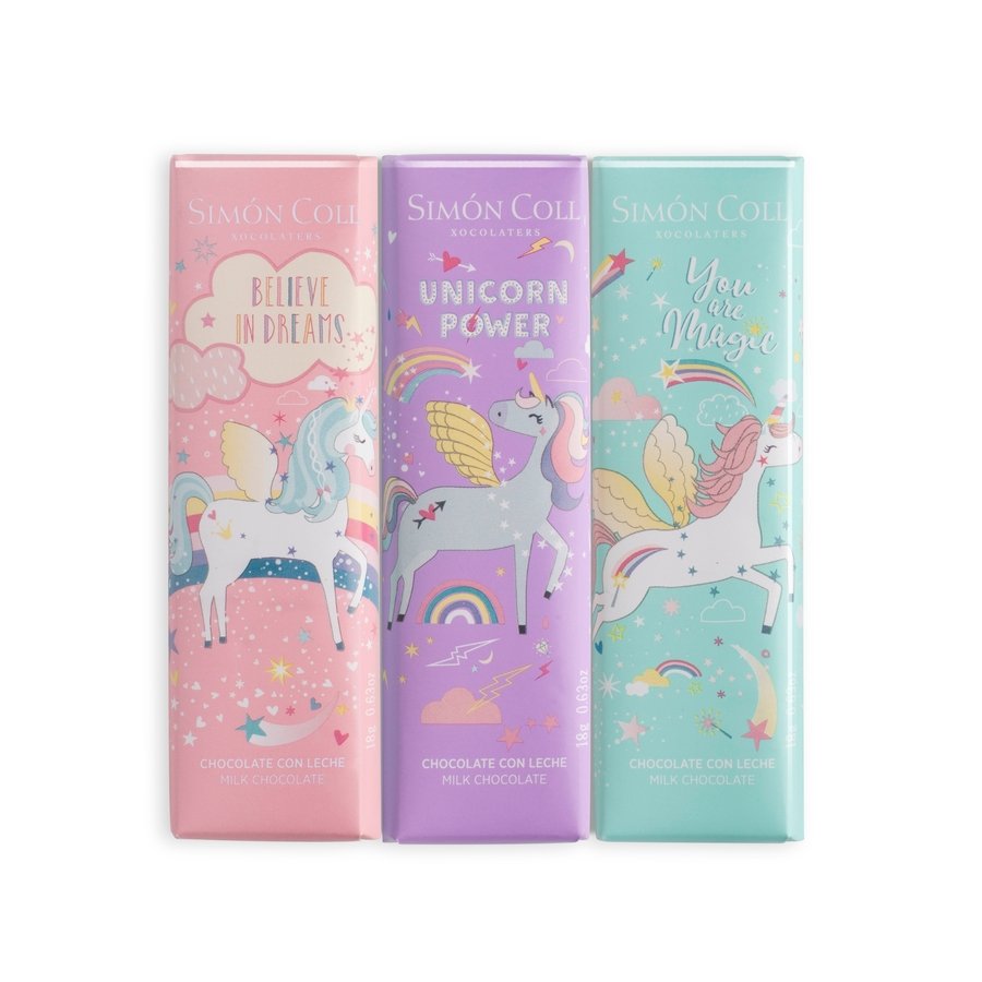 Chocolatina SIMON COLL Unicornio 3 x 18 g