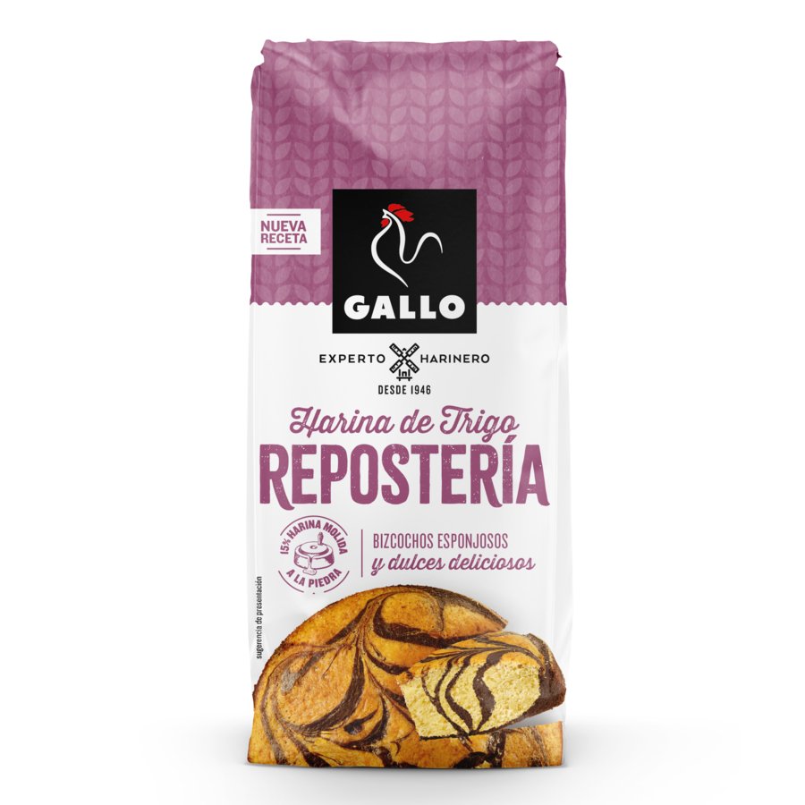 Harina de trigo especial repostería GALLO paquete 1 kg