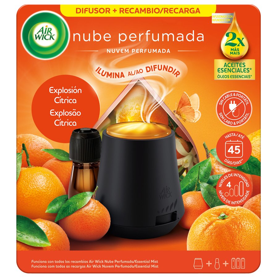 Ambientador pilas PILAIR WICK Essential Mist aparato