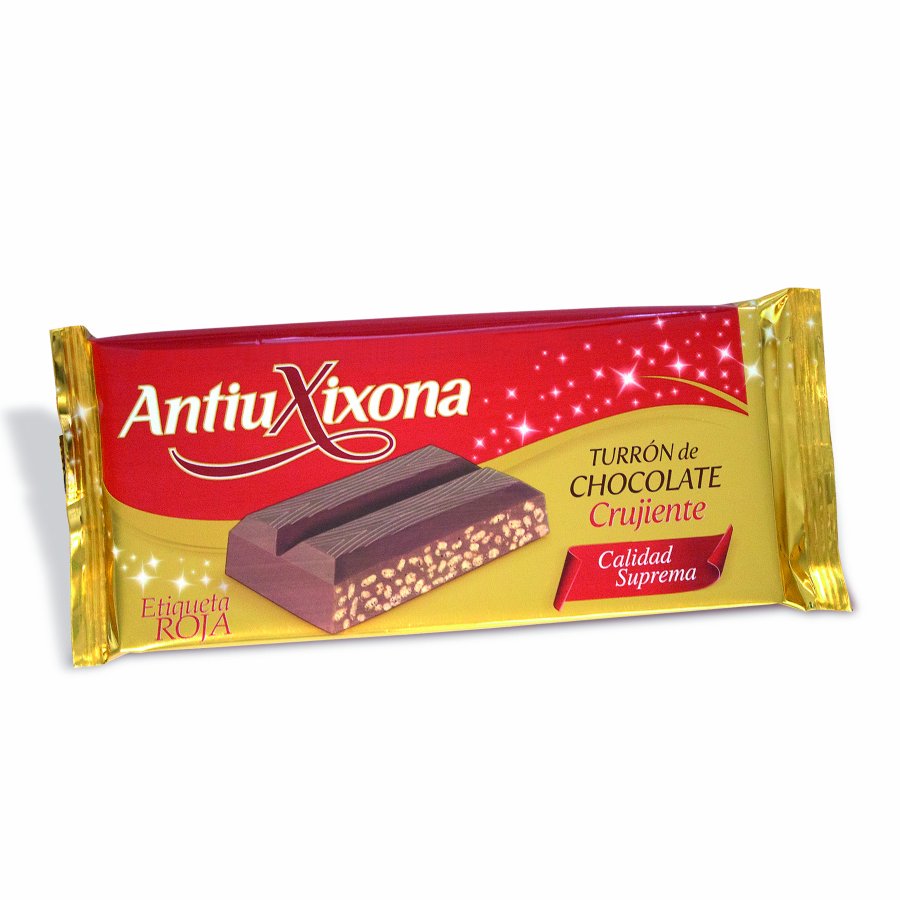 Turrón chocolate crujiente ANTIU XIXONA 200 g