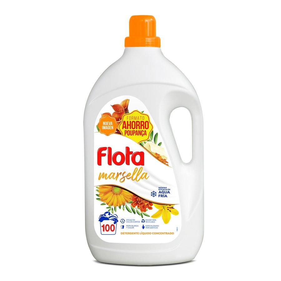 Detergente líquido FLOTA Marsella 100 lavados