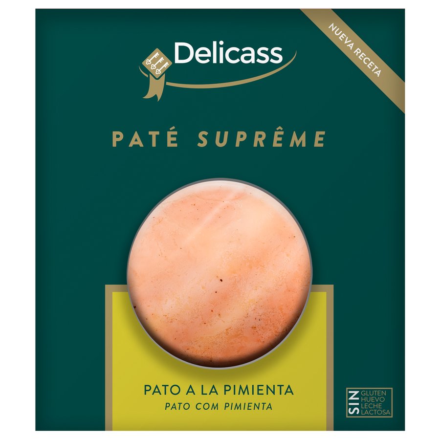 Paté supreme pato a la pimienta DELICASS 70 G