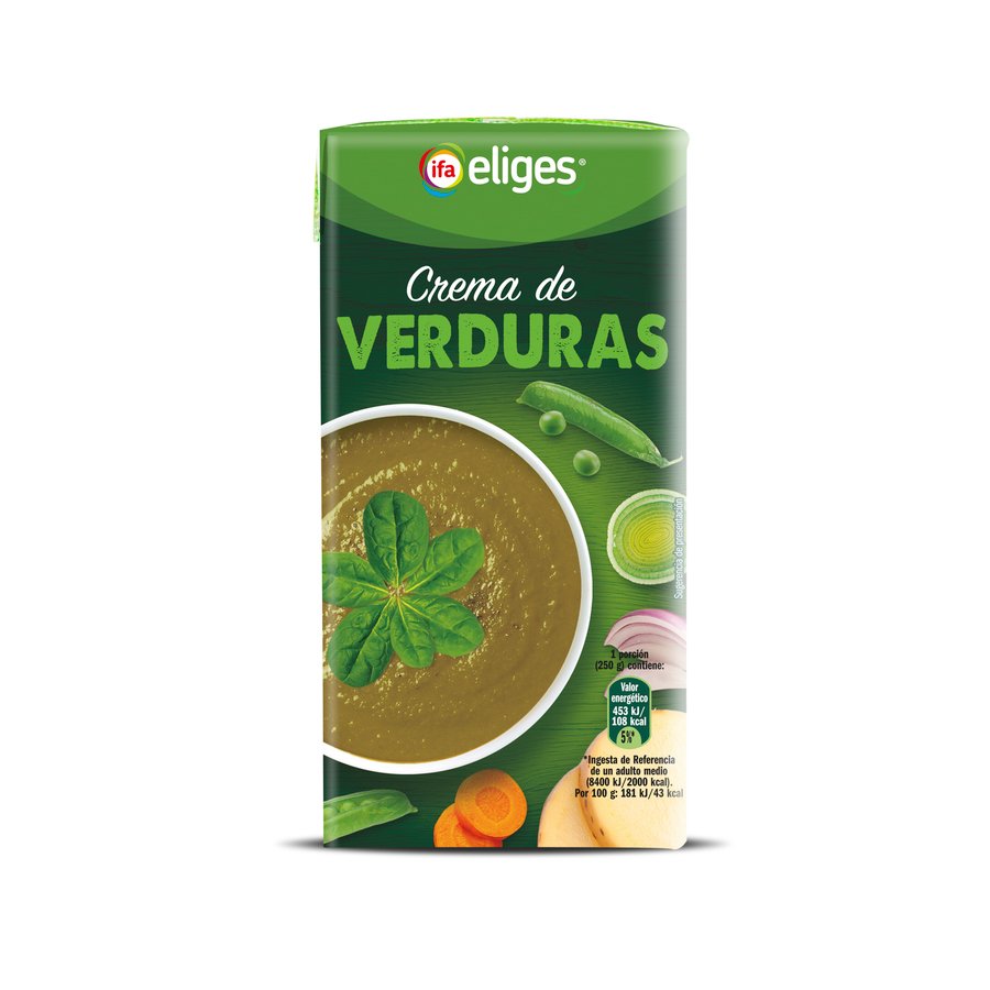 Crema de verduras IFA ELIGES brik 500 ml