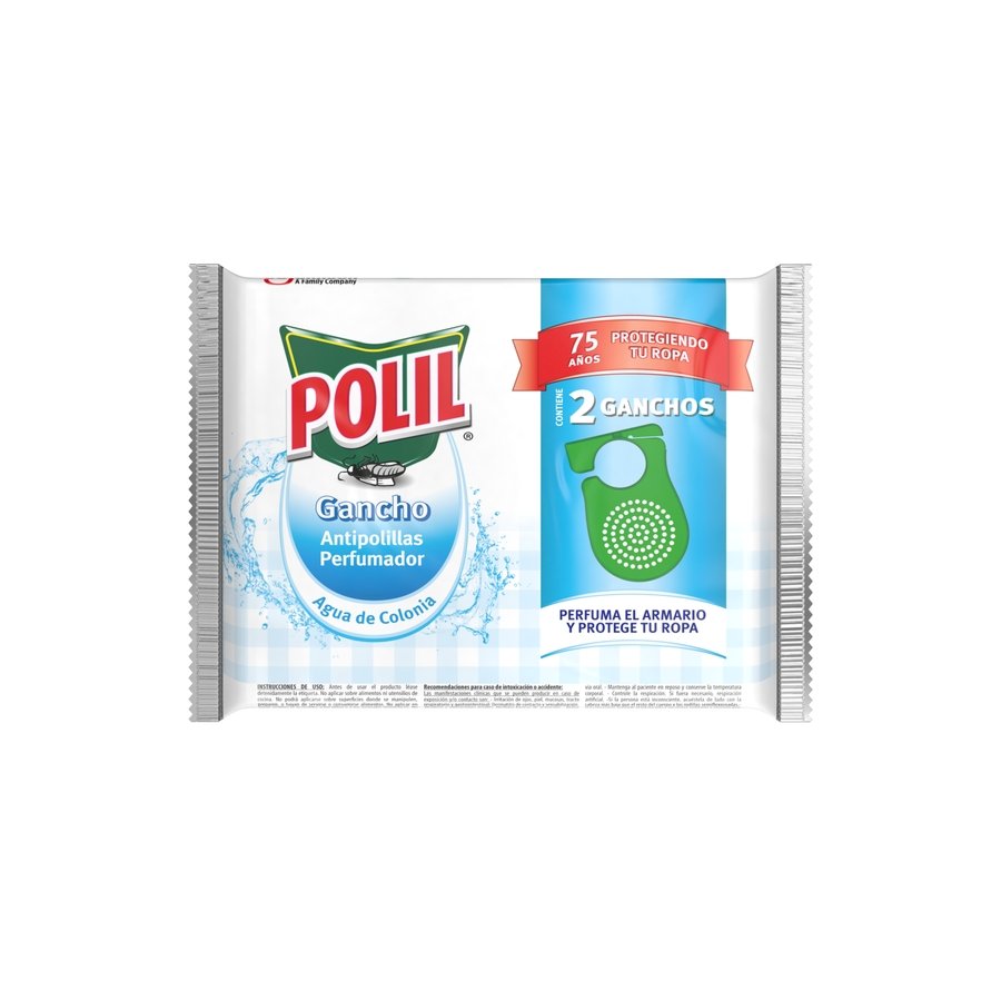 Antipolilla POLIL gancho colonia 2 unidades