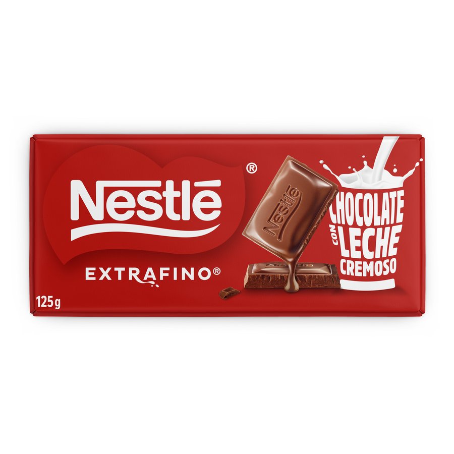Chocolate con leche NESTLE extrafino tableta 125 g