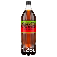 Refresco COCA-COLA Zero Lima pet 1,25 l