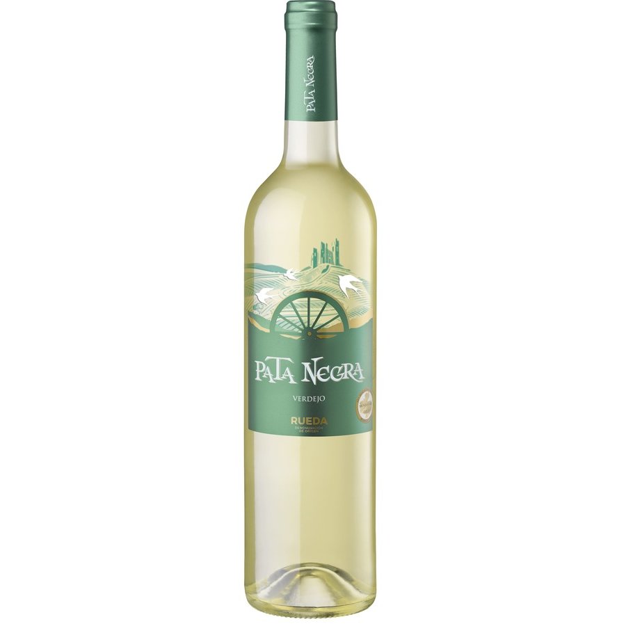 Vino blanco D.O.Rueda PATA NEGRA verdejo botella 75 cl