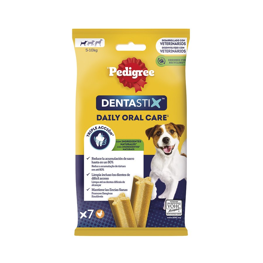 Snack perro PEDIGREE dentastix razas pequeñas 110 g