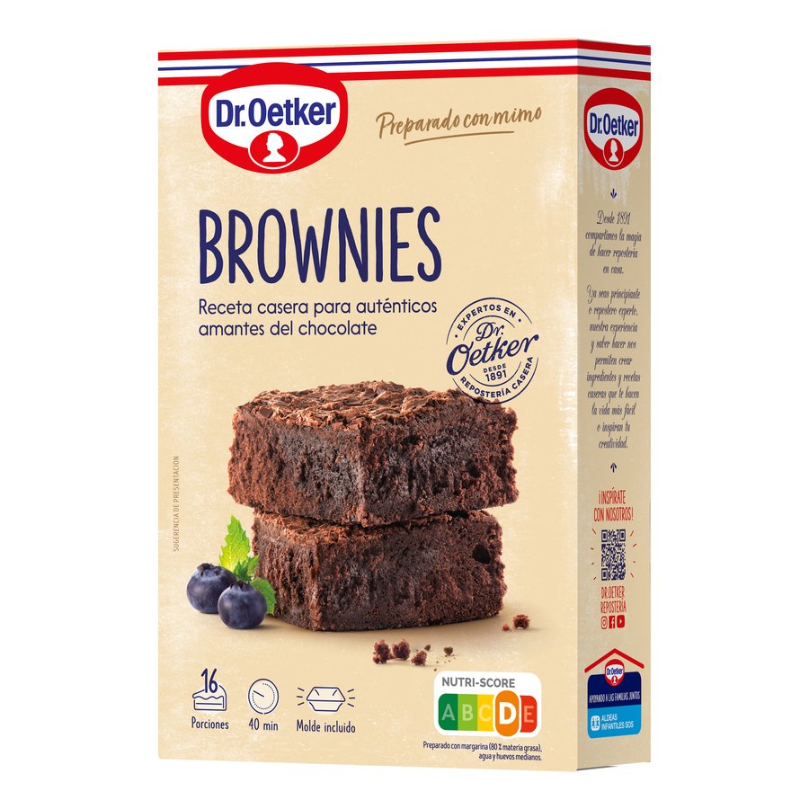 Preparado para brownies DR.OETKER 456 g
