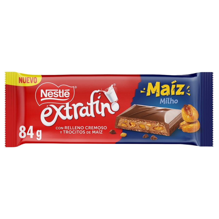 Chocolate NESTLE Extrafino maíz 84 g