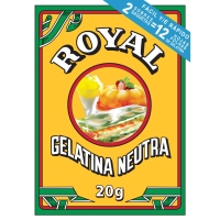 Gelatina neutra ROYAL en polvo estuche 20 g
