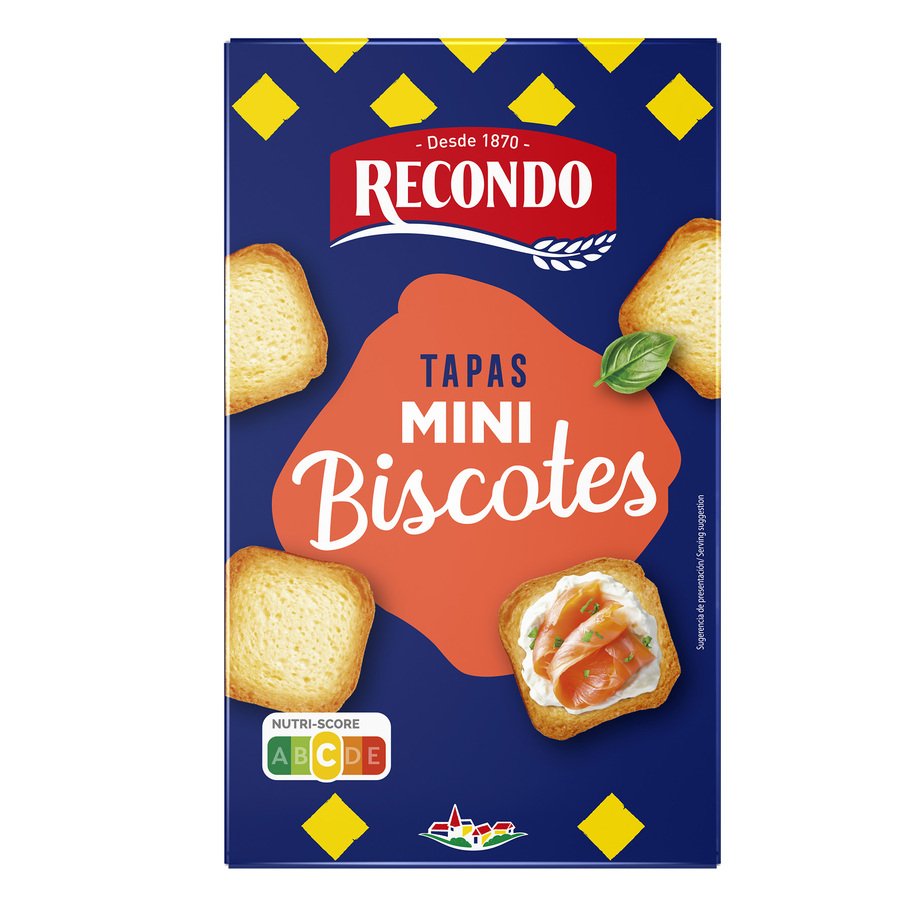 Mini biscottes naturales RECONDO 120 g