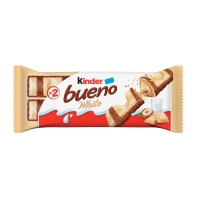 Barritas barquillo rellenas KINDER BUENO White 39 g