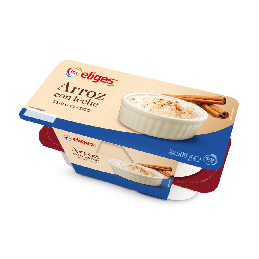 Arroz con leche IFA ELIGES 4X125 g