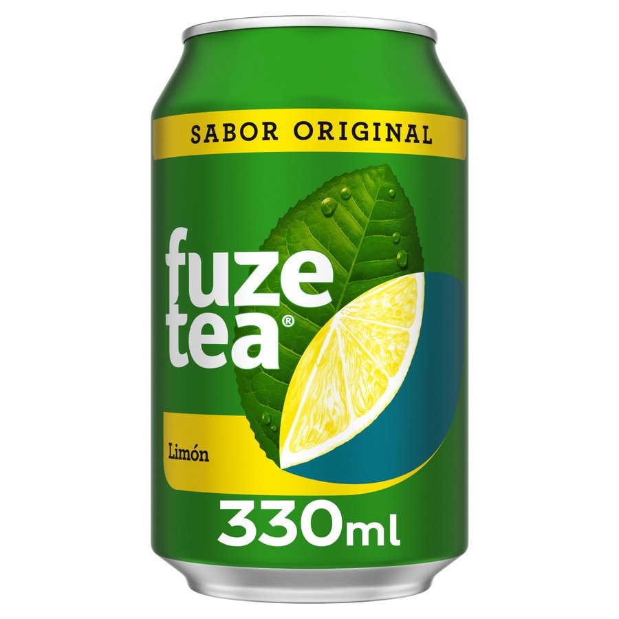 Refresco té FUZE TEA al limón lata 33 cl