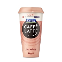 Bebida refrigerada KAIKU caffe latte light sin lactosa 230 ml
