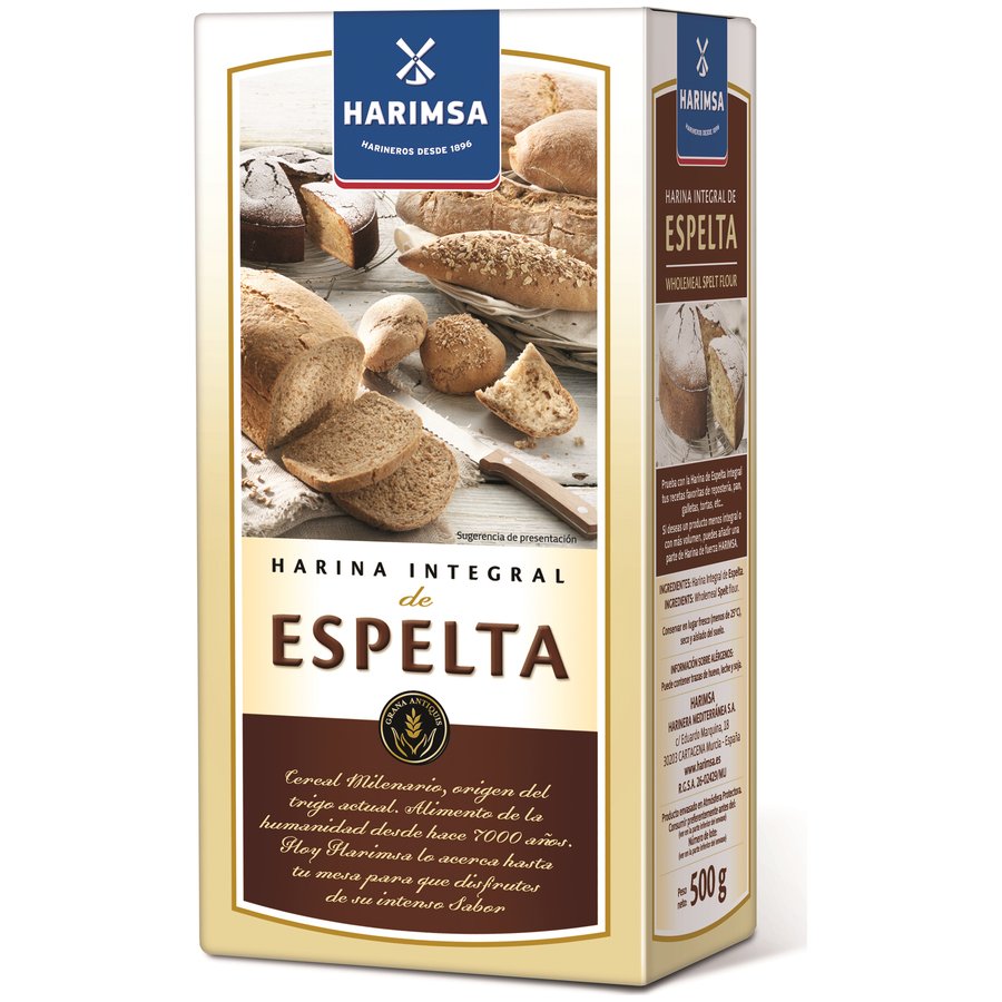 Harina integral de espelta HARIMSA 500 g