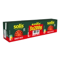 Tomate frito SOLIS brik pack 3x200 g