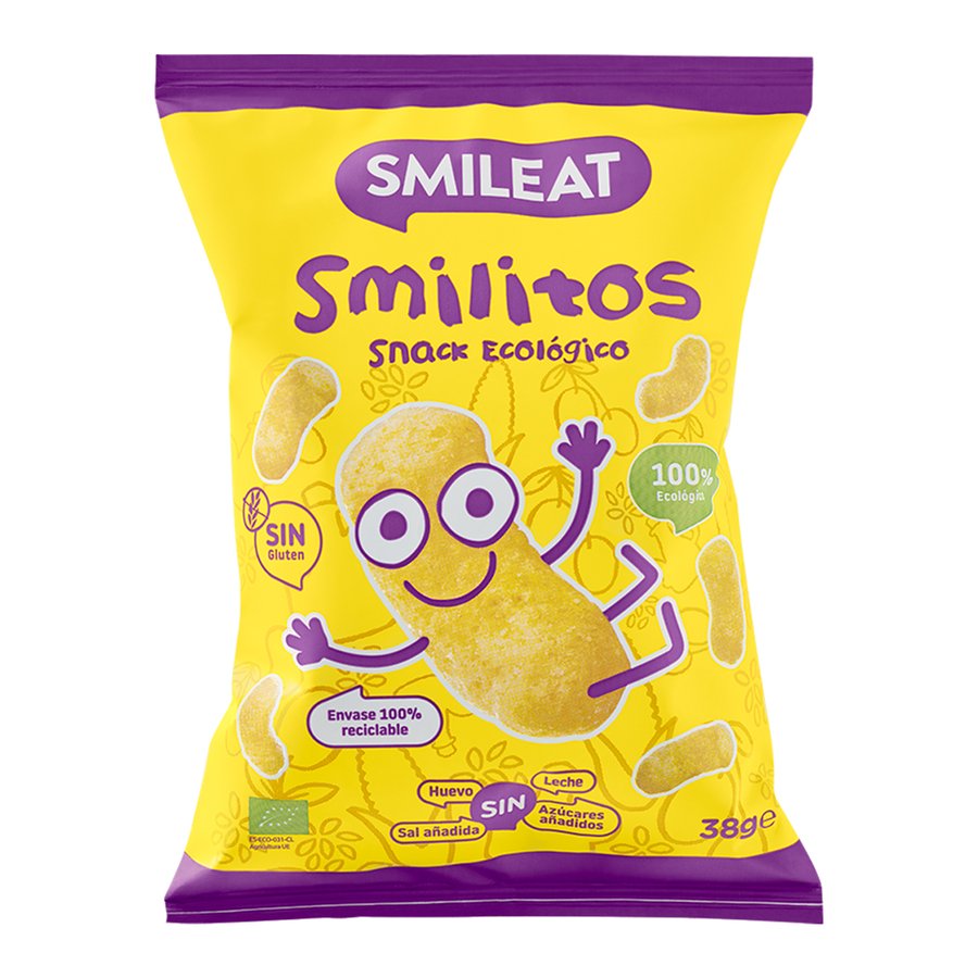 Snack infantil SMILEAT Smilitos ecológico 38 g